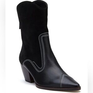 Matisse Black Heeled Western Boots
